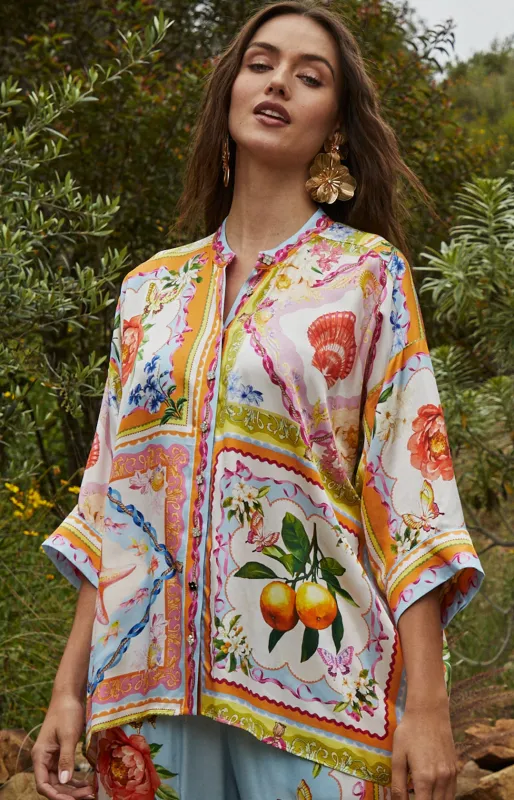 Annabella Charmeuse Top sold by Hale Bob