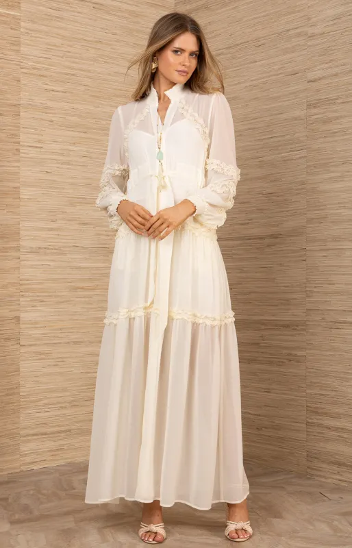 Meghan Chiffon Solid Dress sold by Hale Bob