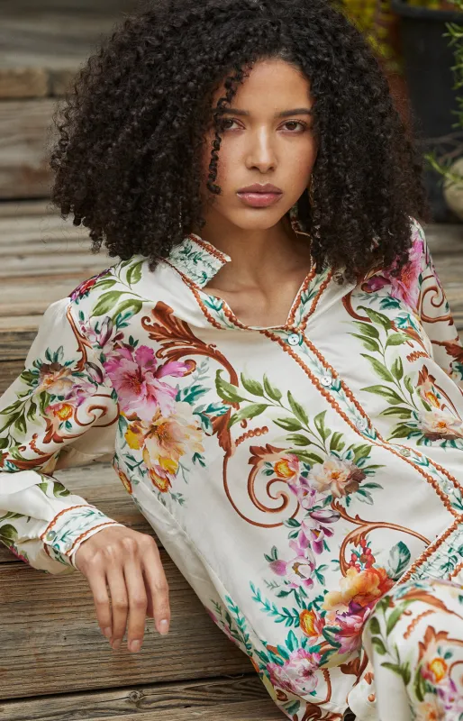 Khalani Charmeuse Top sold by Hale Bob