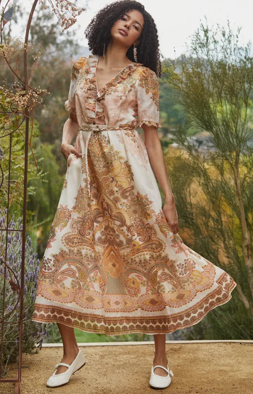 Micah Organza Maxi Dress sold by Hale Bob