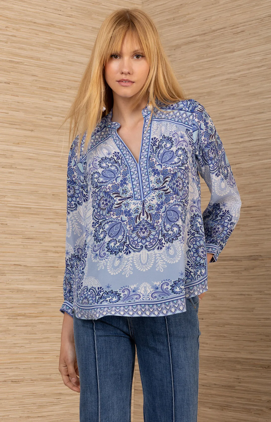 Ryder Silk Top sold by Hale Bob