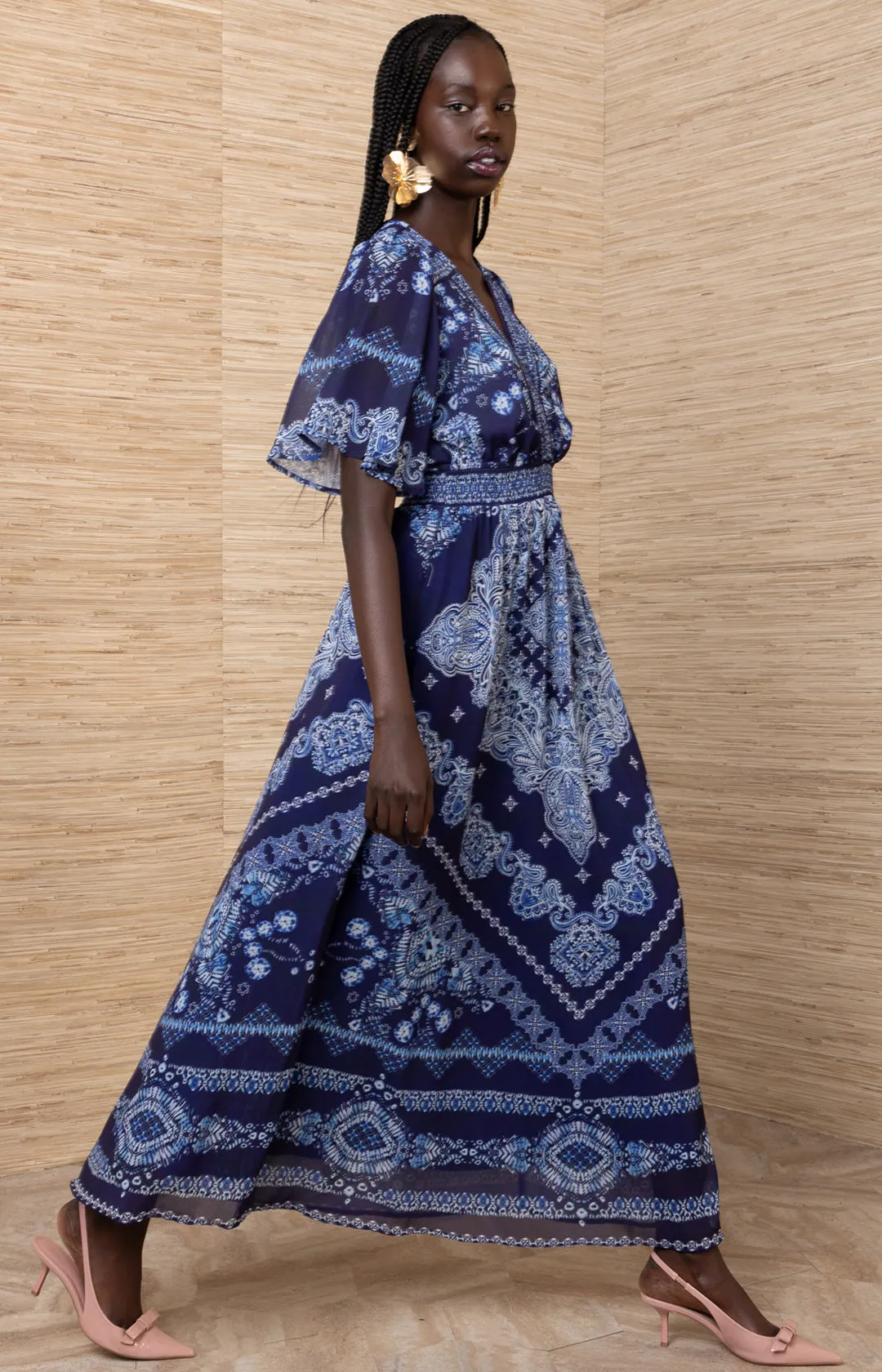 Alitzel Chiffon Maxi Dress sold by Hale Bob product image thumbnail 3