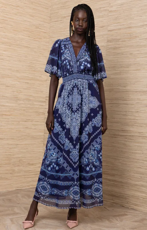 Alitzel Chiffon Maxi Dress sold by Hale Bob