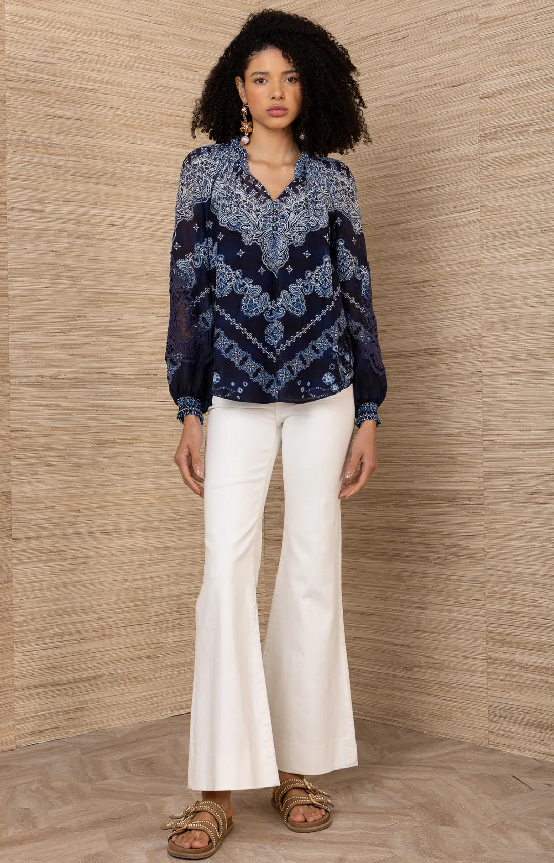 Elouise Silk Coton Top sold by Hale Bob product image thumbnail 4