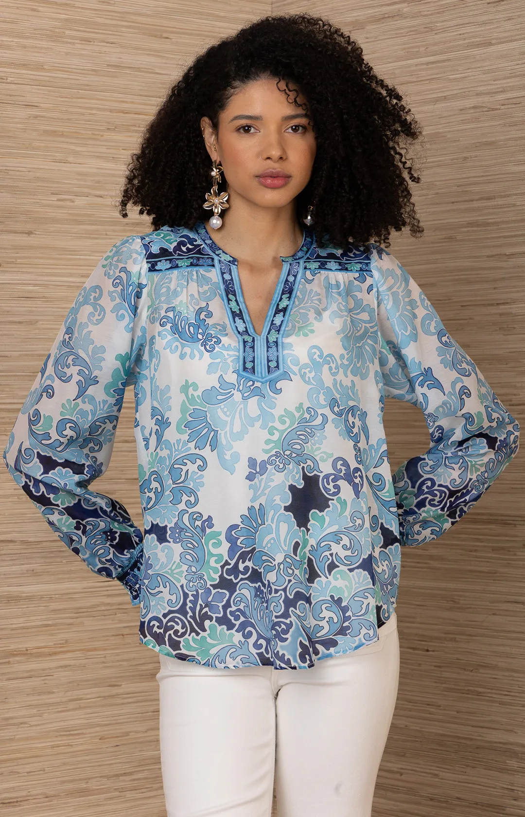 Electra Silk Top sold by Hale Bob product image thumbnail 3