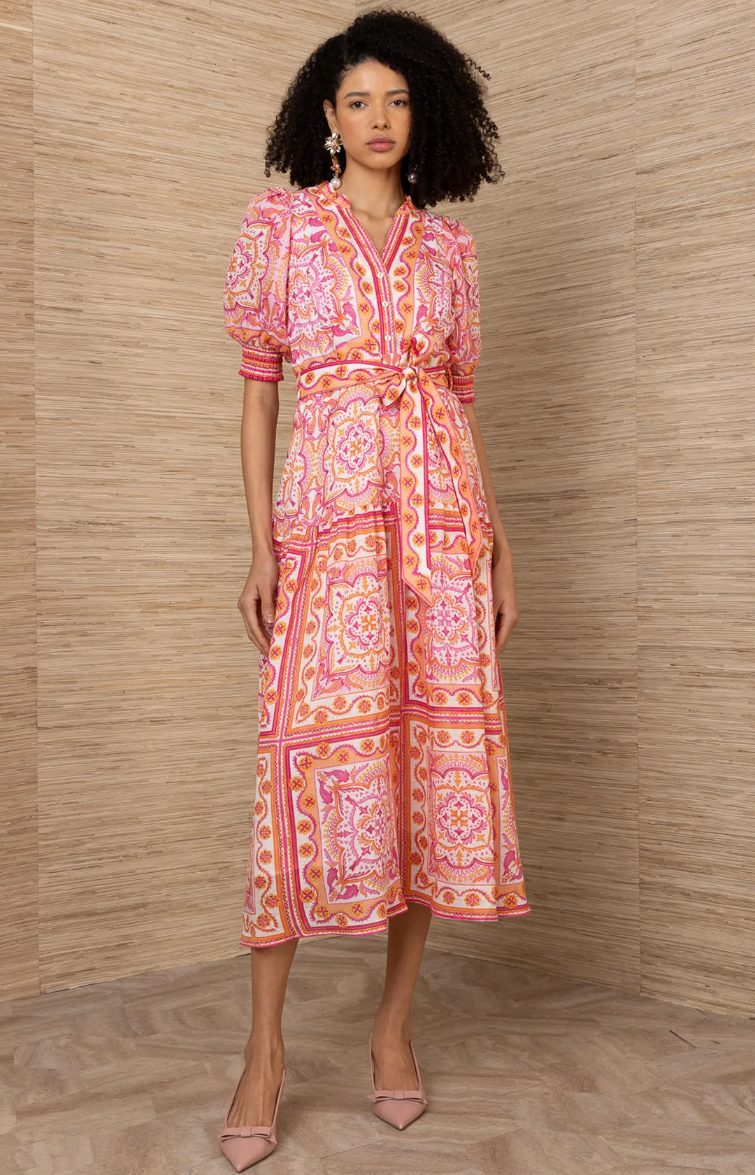 Bess Linen Maxi Dress sold by Hale Bob product image thumbnail 2