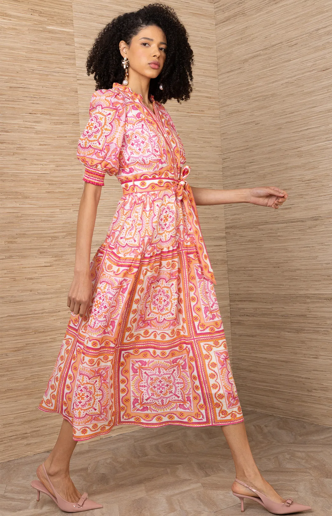 Bess Linen Maxi Dress sold by Hale Bob product image thumbnail 4