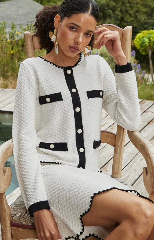 Bevin Diamond Sweater made by Hale Bob