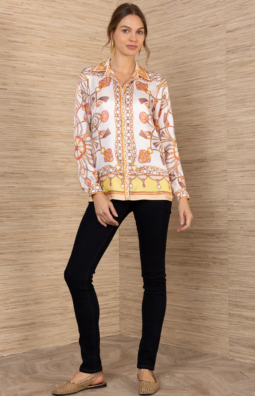 Enya Silk Charmeuse Top sold by Hale Bob product image thumbnail 5