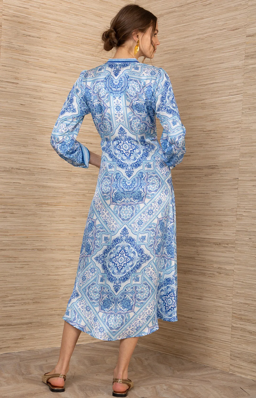 Bellona Charmeuse Maxi Dress sold by Hale Bob product image thumbnail 2