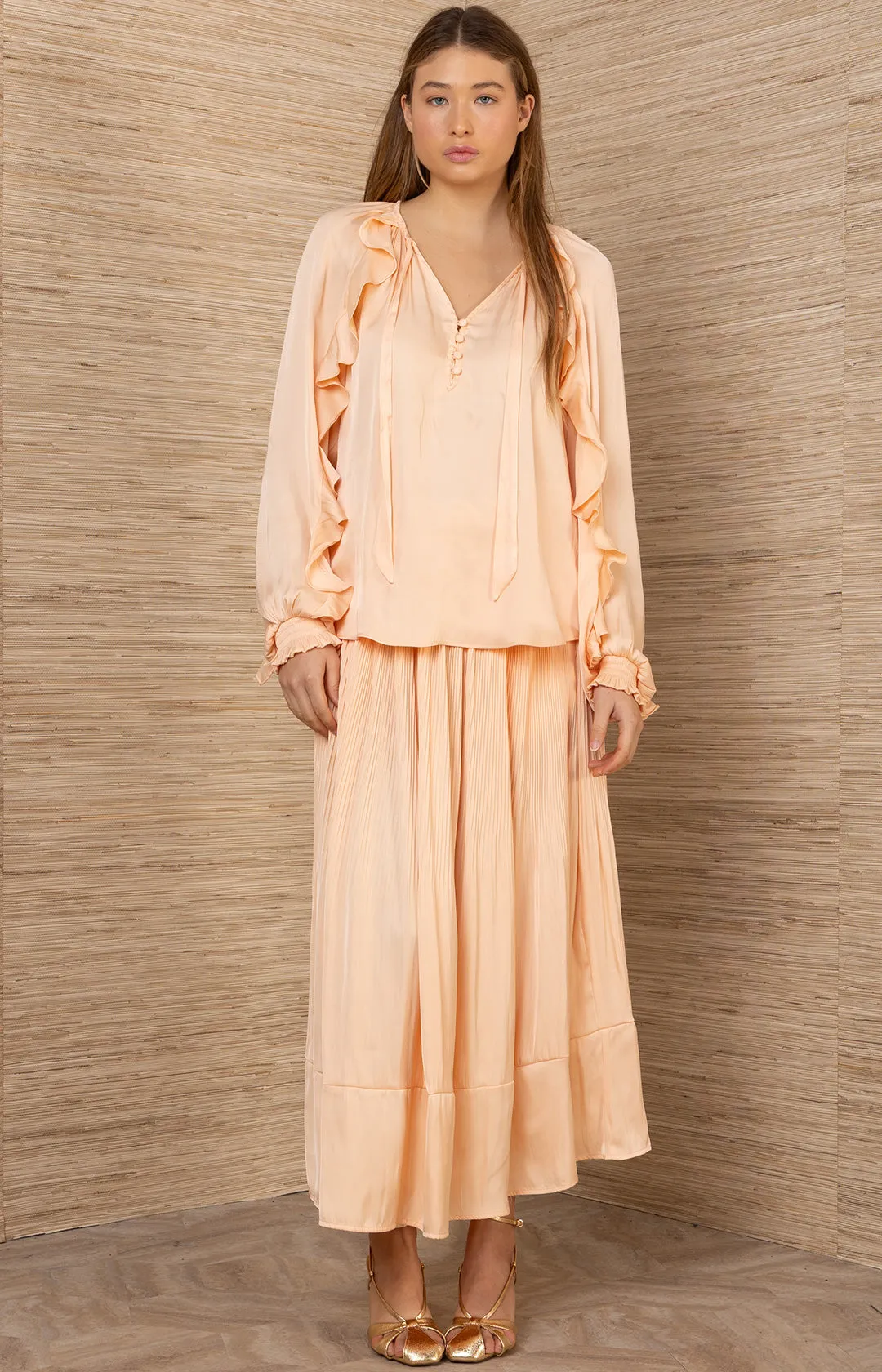 Rin Charmeuse Top sold by Hale Bob product image thumbnail 4