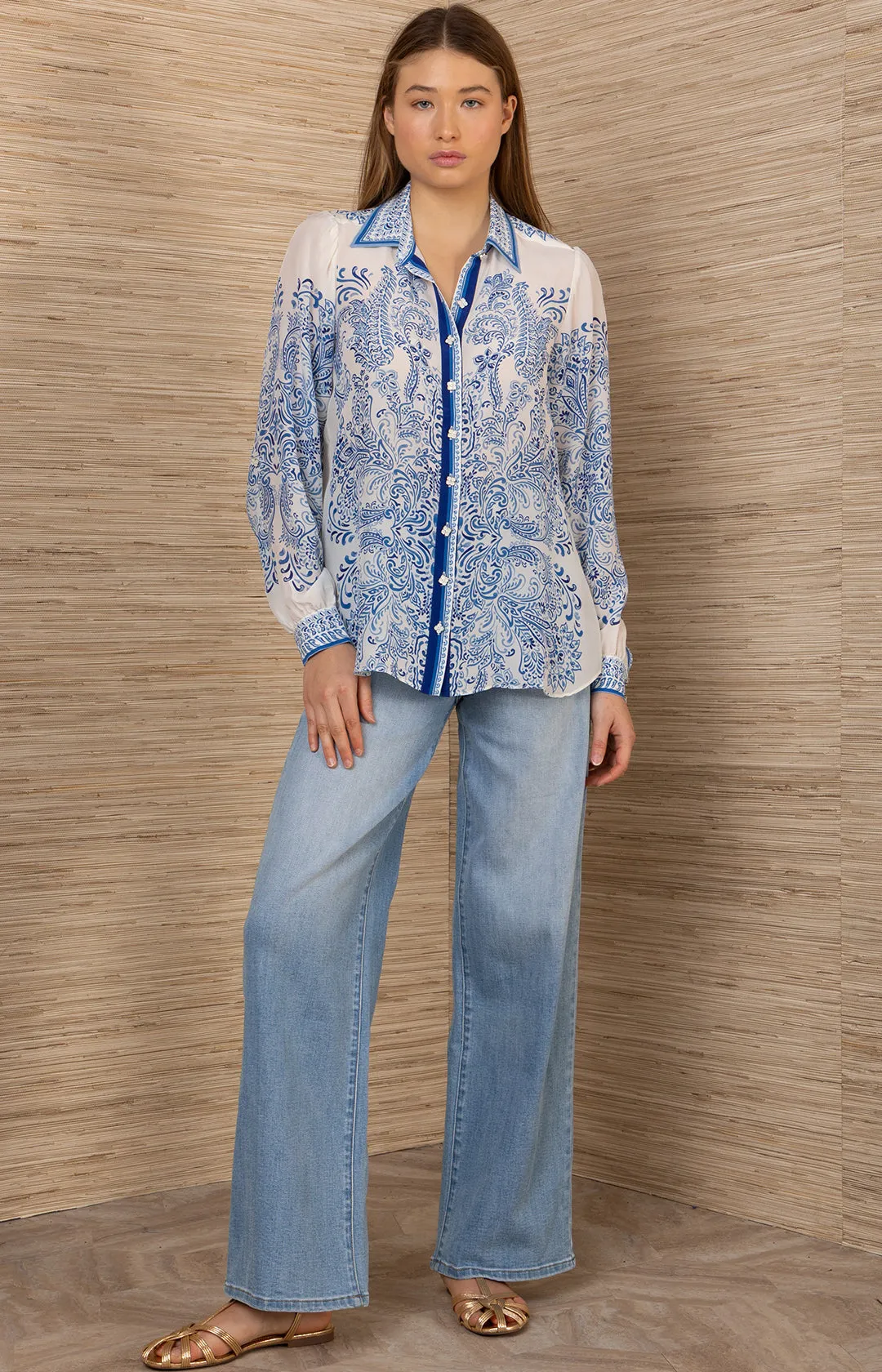 Quill Silk Top sold by Hale Bob