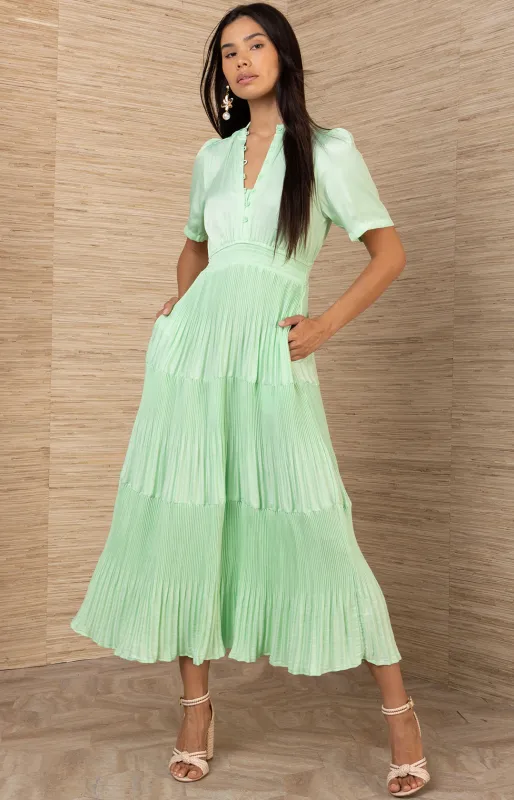 Vale Charmeuse Solid Maxi Dress made by Hale Bob