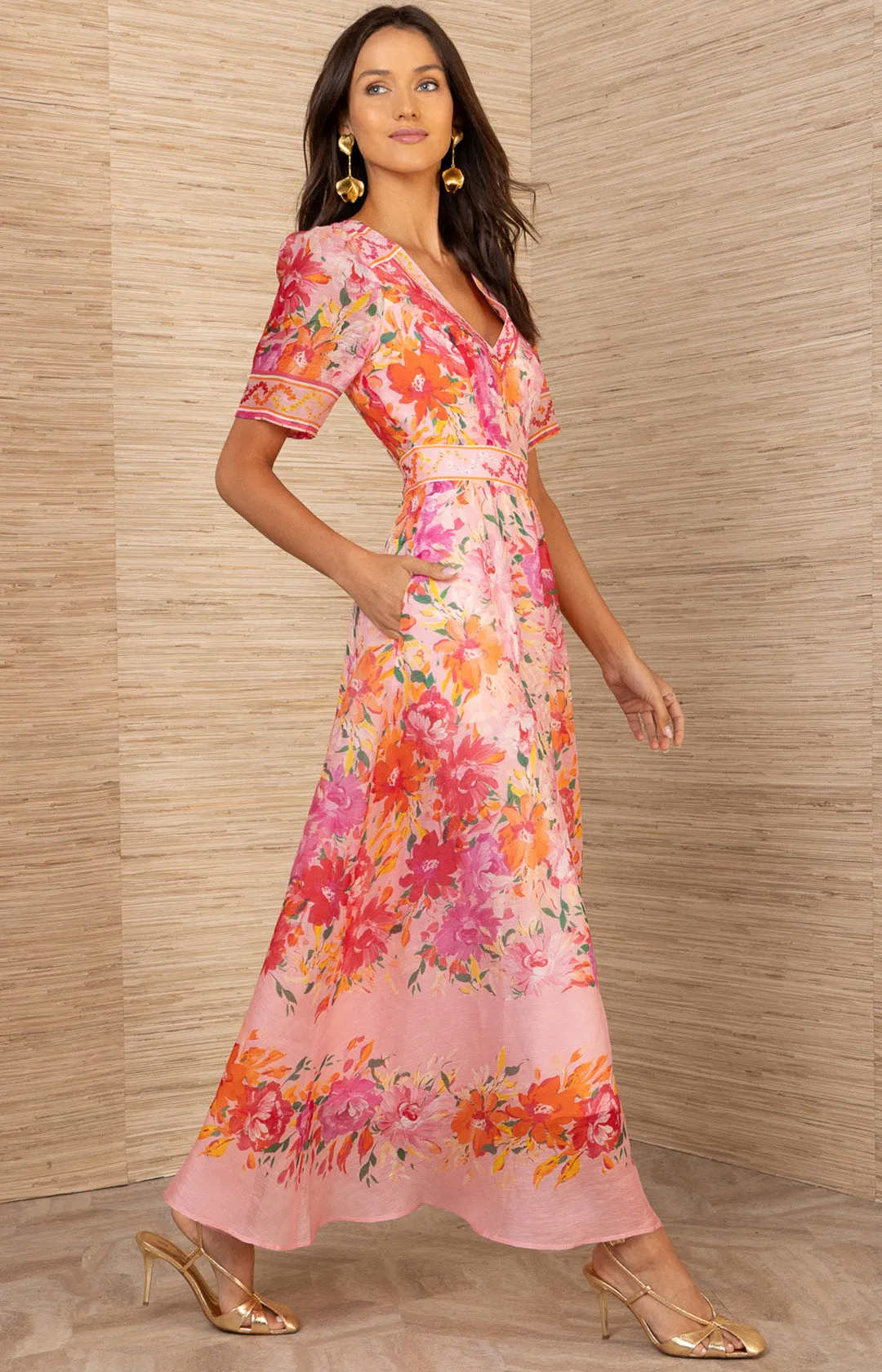 Jaylee Organza Maxi Dress sold by Hale Bob product image thumbnail 2