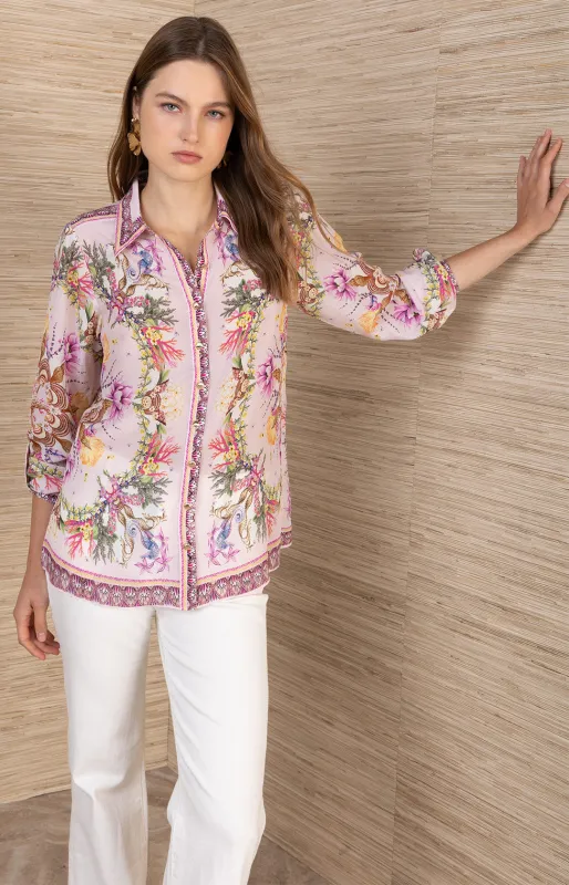 Dana Silk Top made by Hale Bob