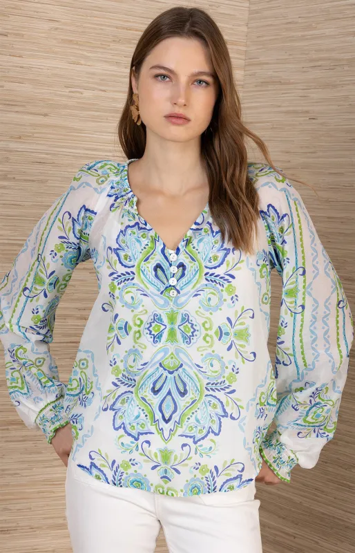 Verona Voile Top made by Hale Bob