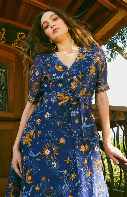 Indiana Organza Maxi Dress made by Hale Bob