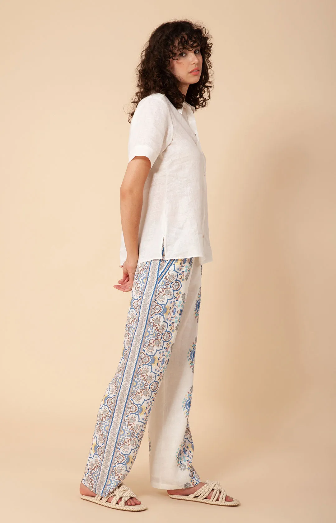 Hayle Solid Linen Top sold by Hale Bob product image thumbnail 3