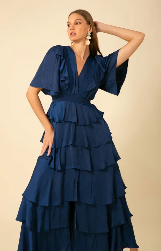 Ainsley Solid Tiered Dress sold by Hale Bob