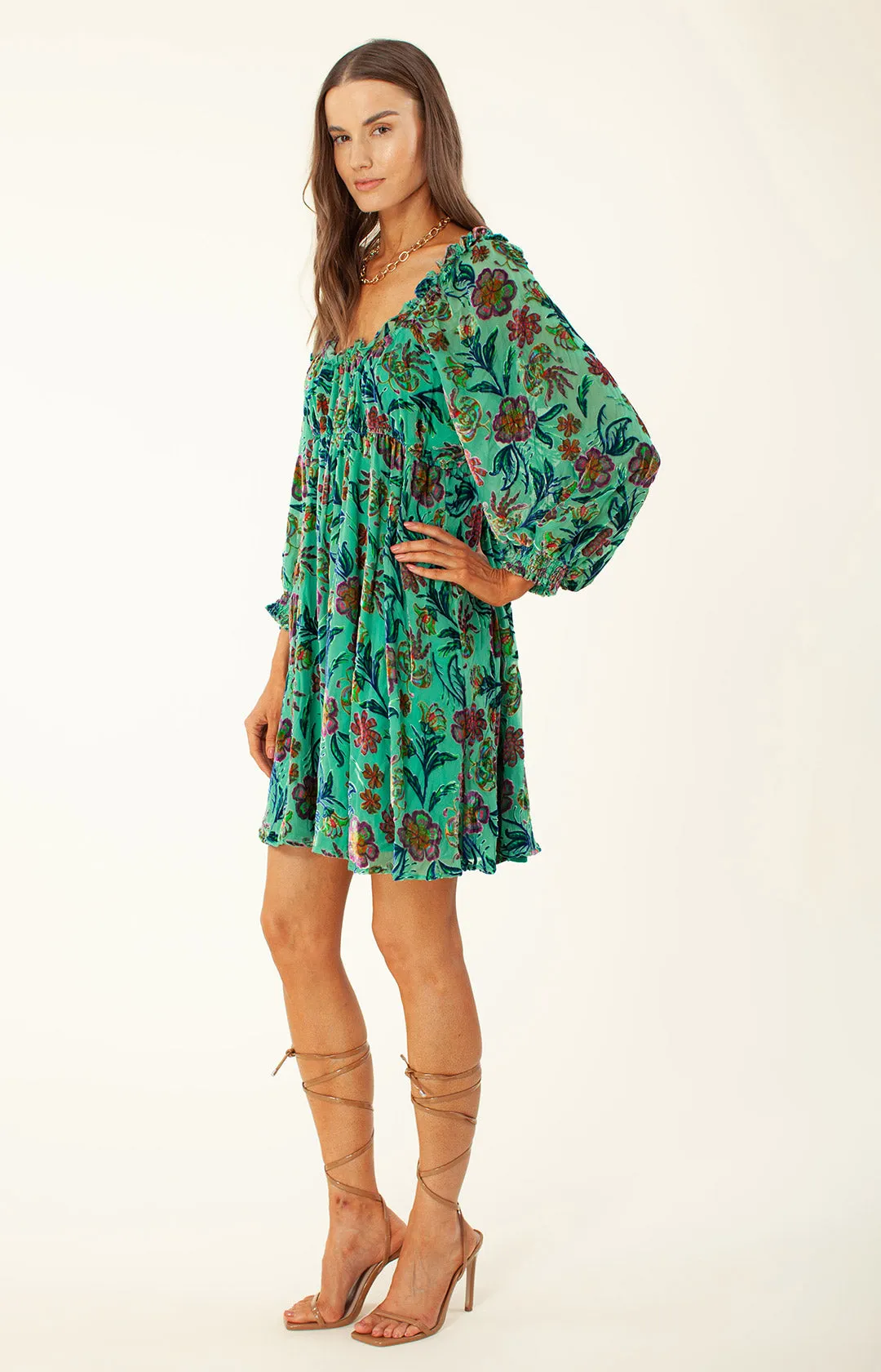 Narva Velvet Burnout Dress sold by Hale Bob product image thumbnail 3