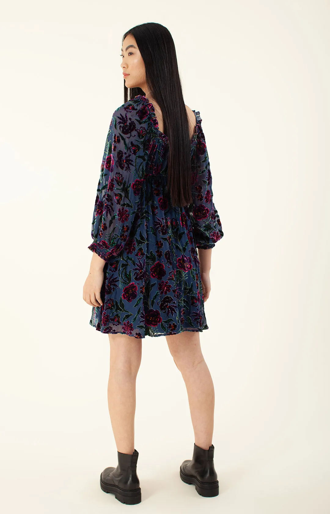 Narva Velvet Burnout Dress sold by Hale Bob product image thumbnail 5