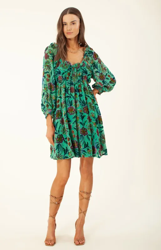Narva Velvet Burnout  Dress sold by Hale Bob