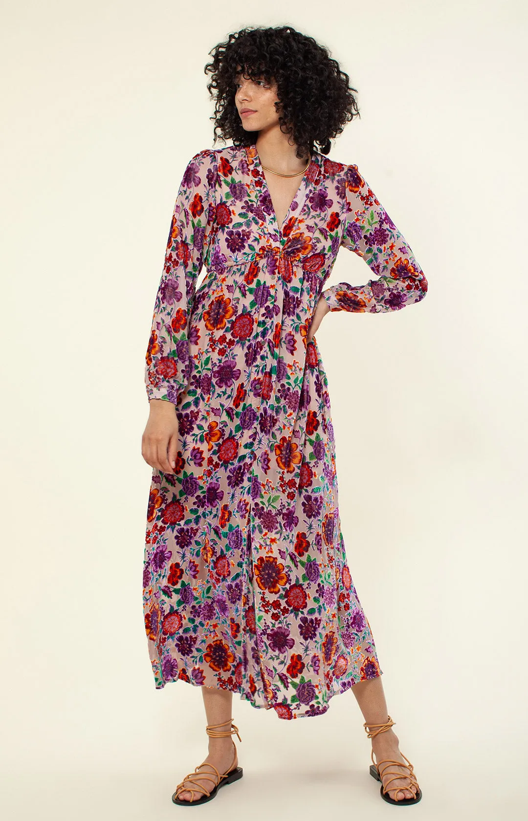 Alice Silk Maxi Dress sold by Hale Bob product image thumbnail 4