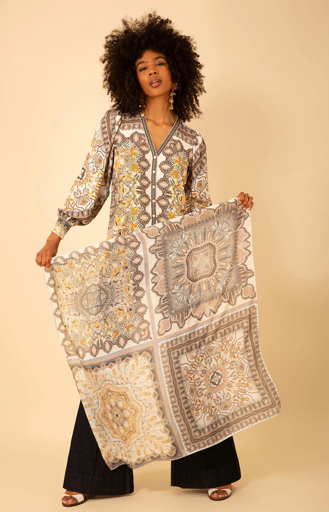 Noemie Silk Scarf sold by Hale Bob product image thumbnail 4