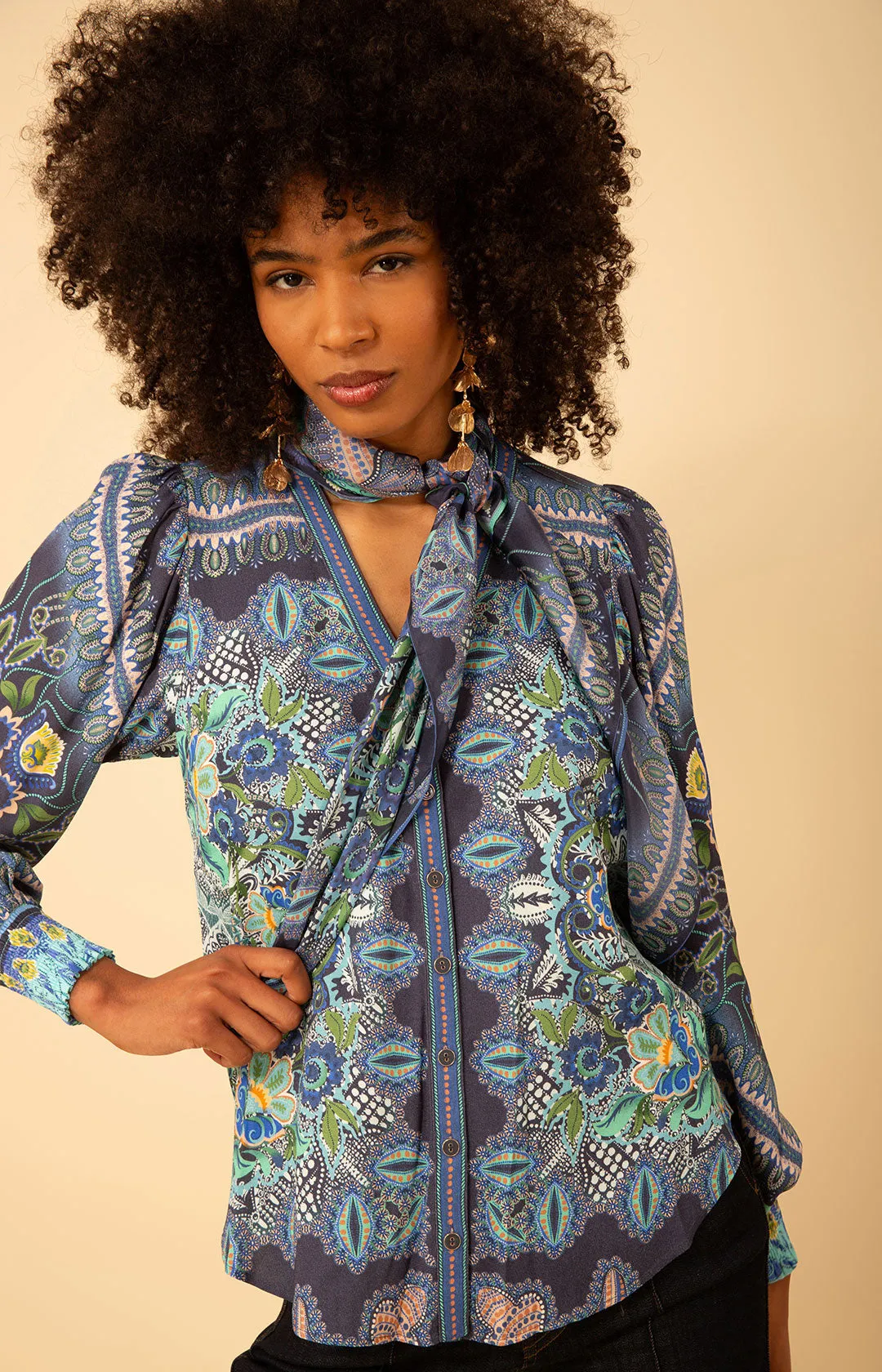 Noemie Silk Scarf sold by Hale Bob product image thumbnail 2