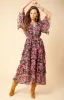 Natasha Tiered Chiffon Dress sold by Hale Bob