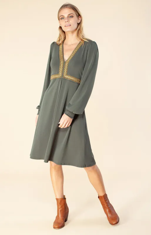 Salome Solid Dress sold by Hale Bob