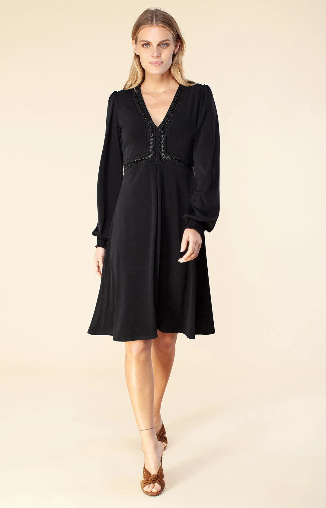 Salome Solid Dress sold by Hale Bob product image thumbnail 3