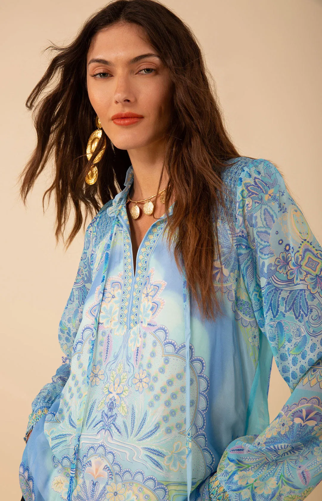 Lucia Chiffon Top sold by Hale Bob product image thumbnail 5