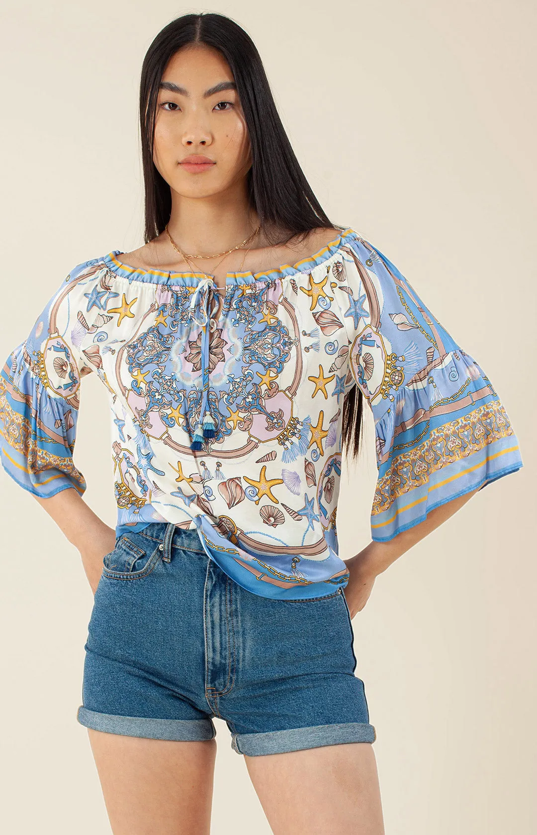 Suzume Silk Top sold by Hale Bob product image thumbnail 2