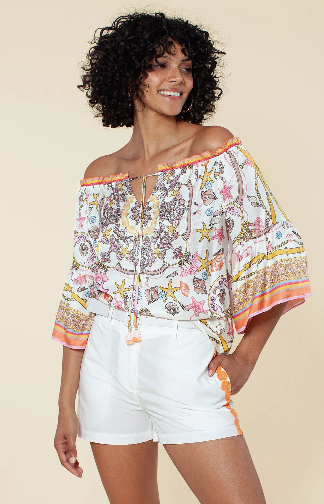 Suzume Silk Top sold by Hale Bob product image thumbnail 4