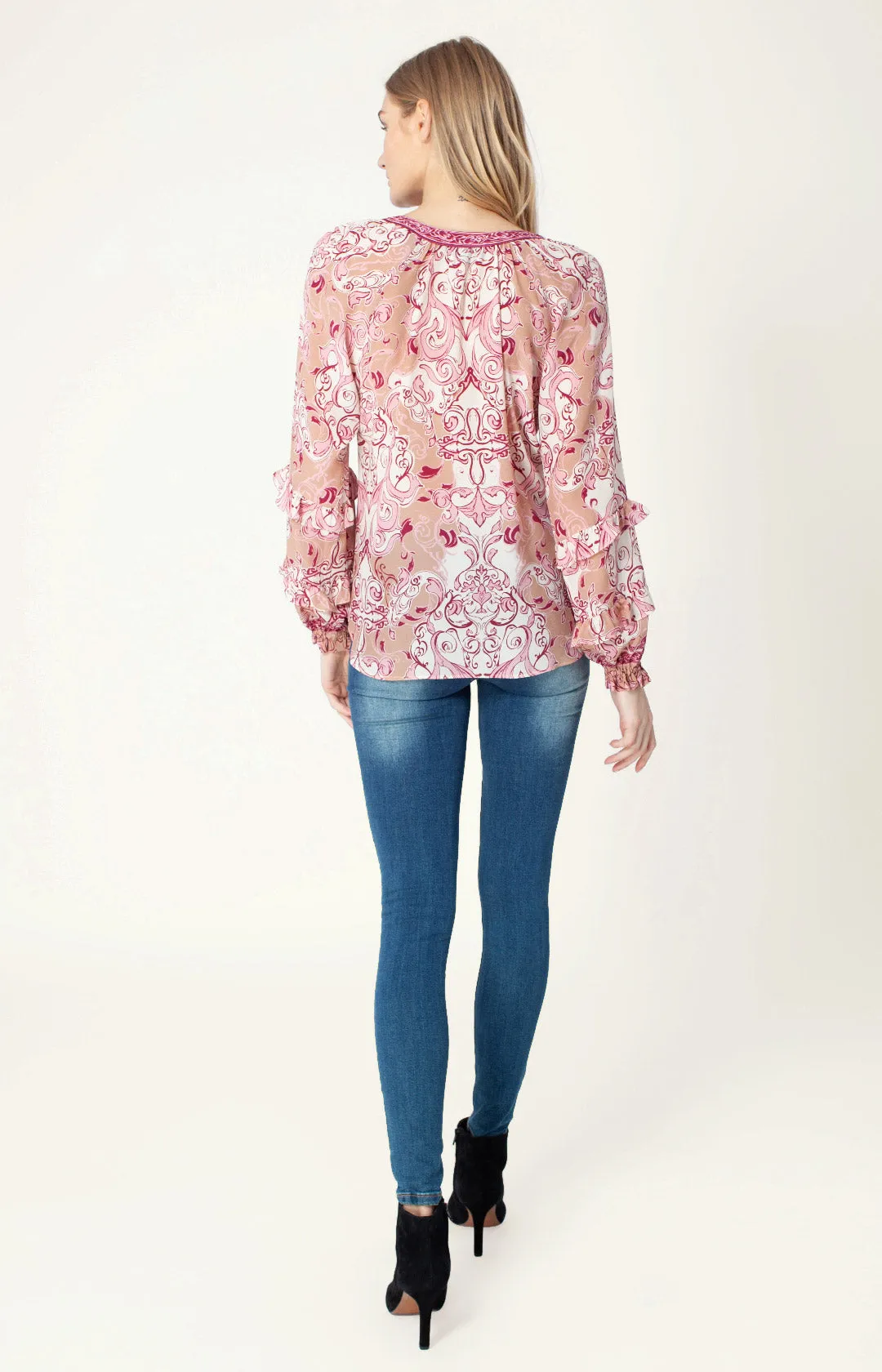 Violeta Silk Top Beaded sold by Hale Bob product image thumbnail 2