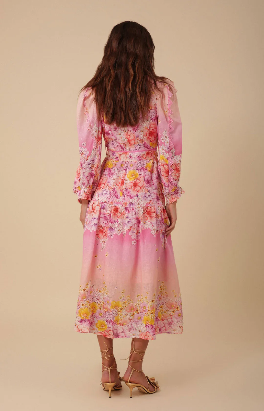 Valerie Linen Maxi Dress sold by Hale Bob product image thumbnail 4