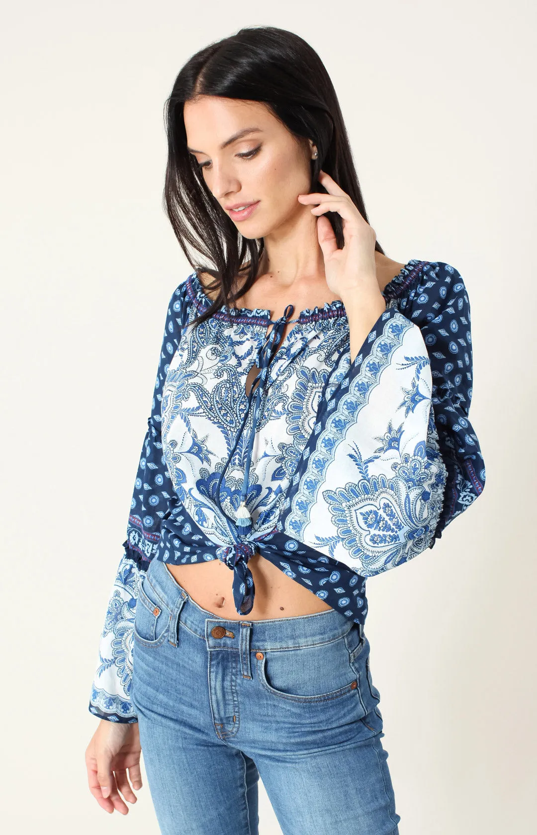 Ava Off Shoulder Top sold by Hale Bob product image thumbnail 5
