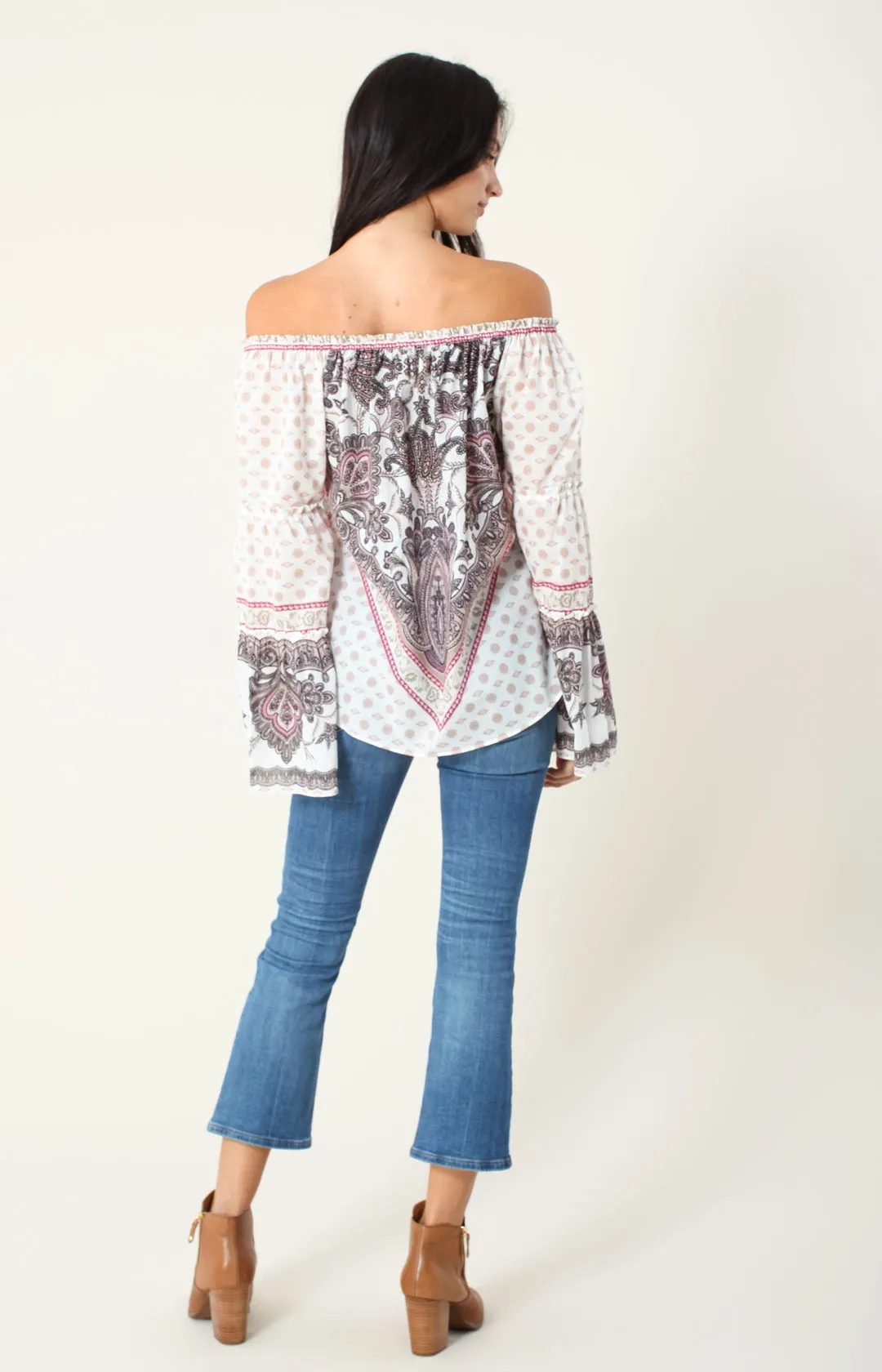 Ava Off Shoulder Top sold by Hale Bob product image thumbnail 2