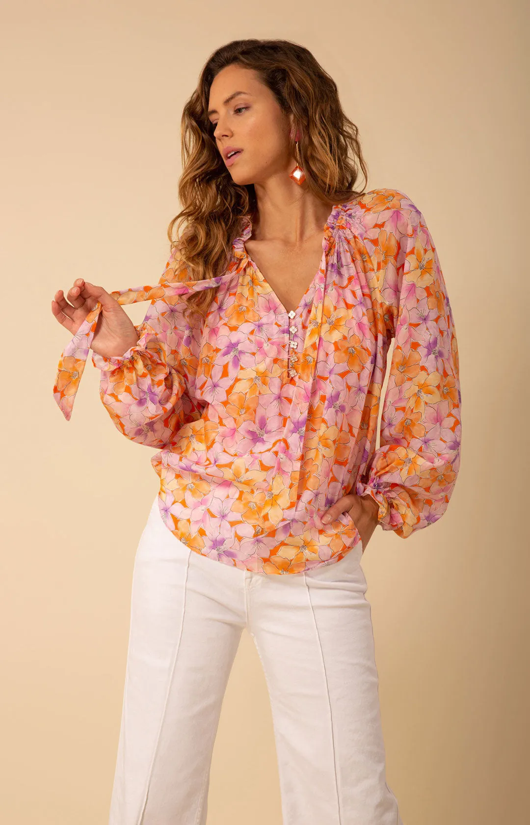 Gemma Voile Top sold by Hale Bob
