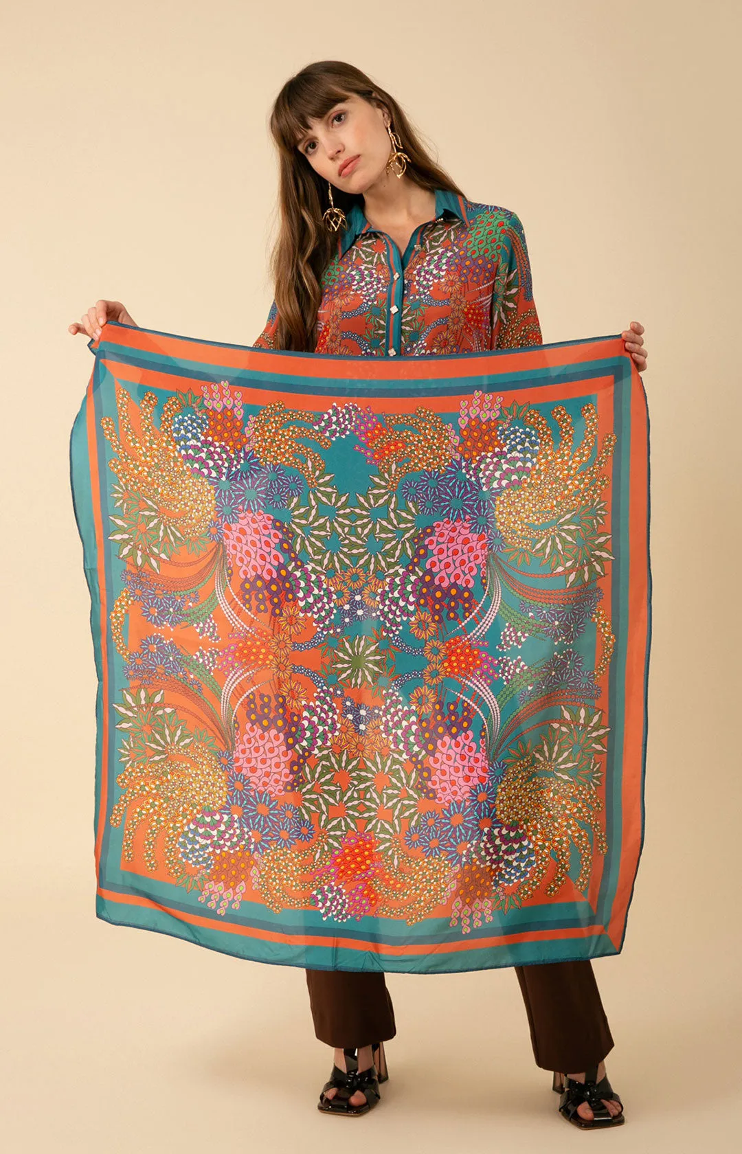 Elise Silk Scarf sold by Hale Bob product image thumbnail 4