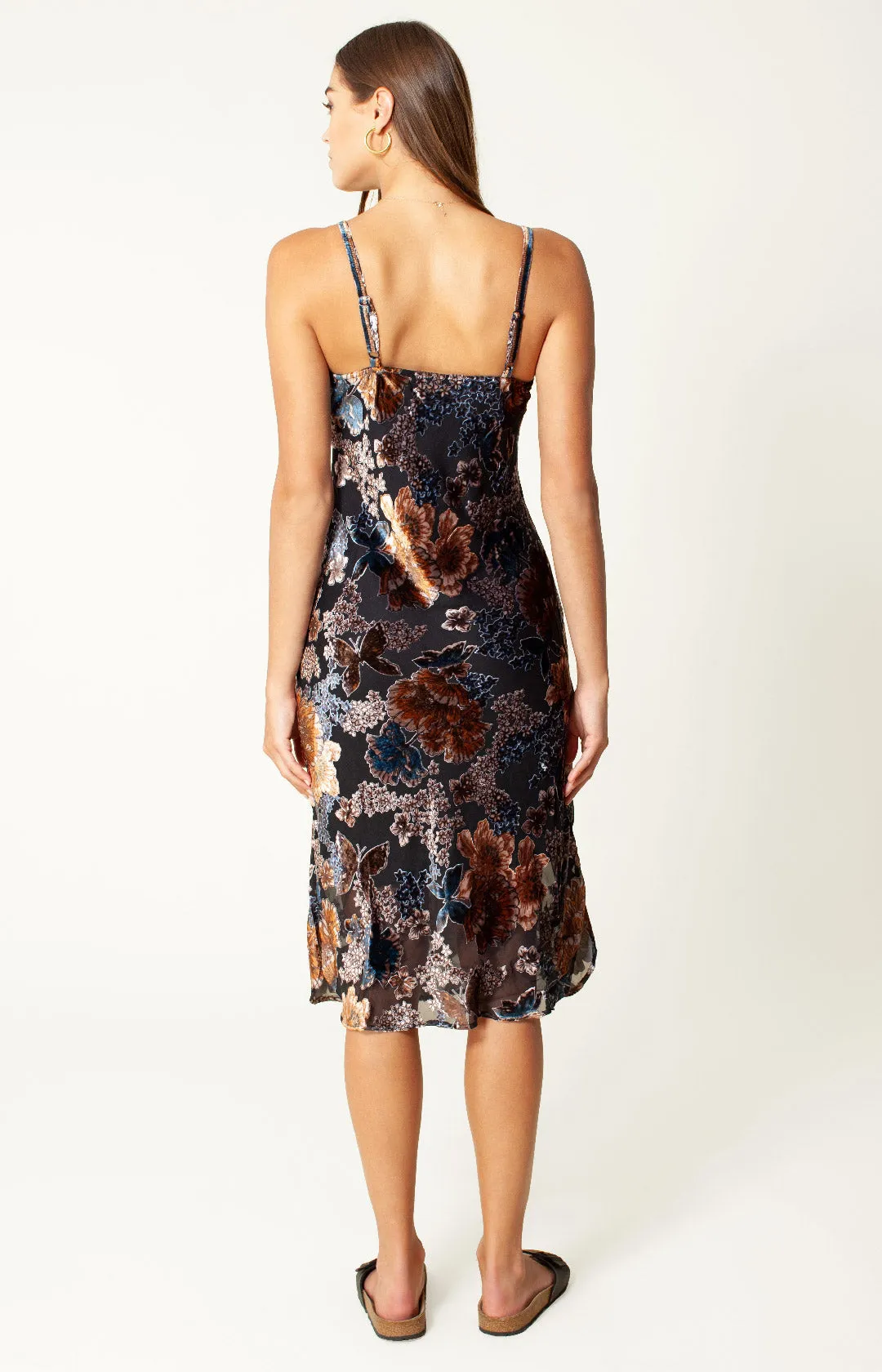 Lara Velvet Burnout Slip Dress Beaded sold by Hale Bob product image thumbnail 4