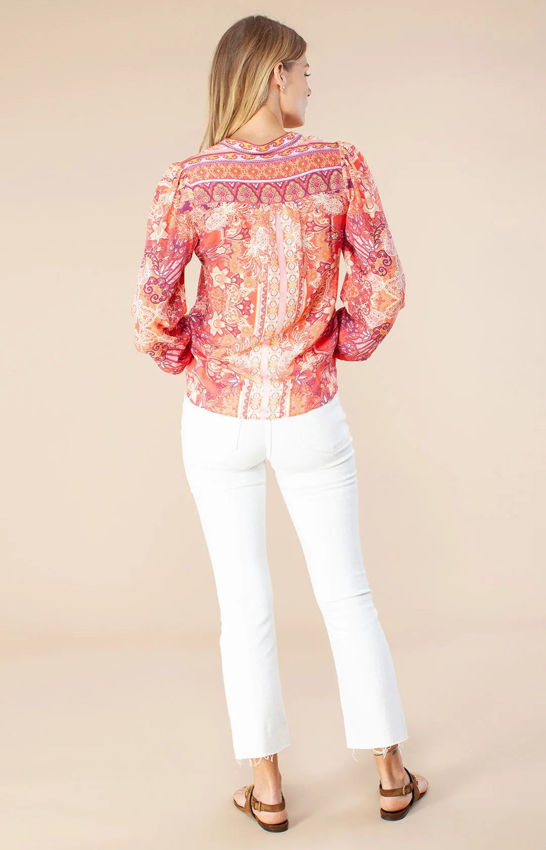 Aulia Silk Top sold by Hale Bob product image thumbnail 4