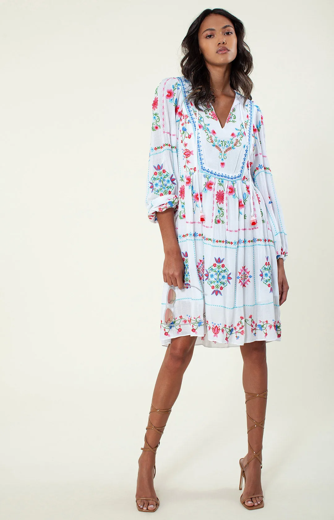 Hulya Embroidered Dress sold by Hale Bob product image thumbnail 3