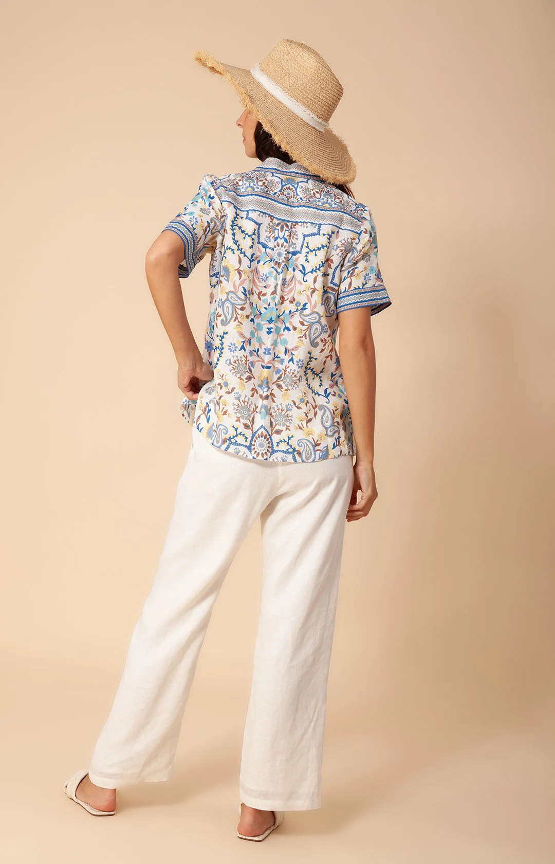 Hayle Linen Top sold by Hale Bob product image thumbnail 2