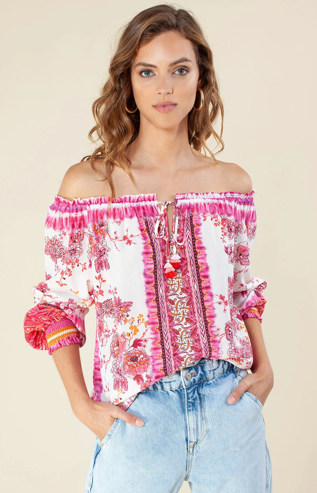 Lanie Silk Top sold by Hale Bob product image thumbnail 3