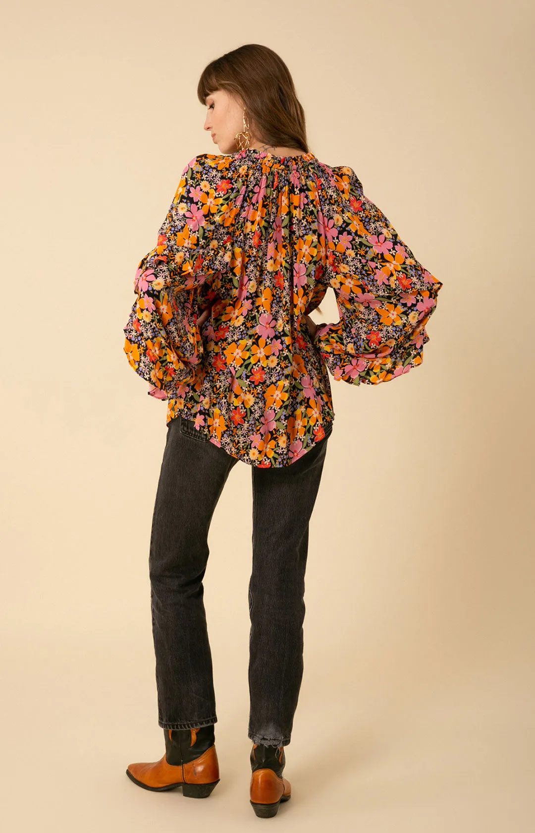 Hailee Lurex Ruffle Top sold by Hale Bob product image thumbnail 2