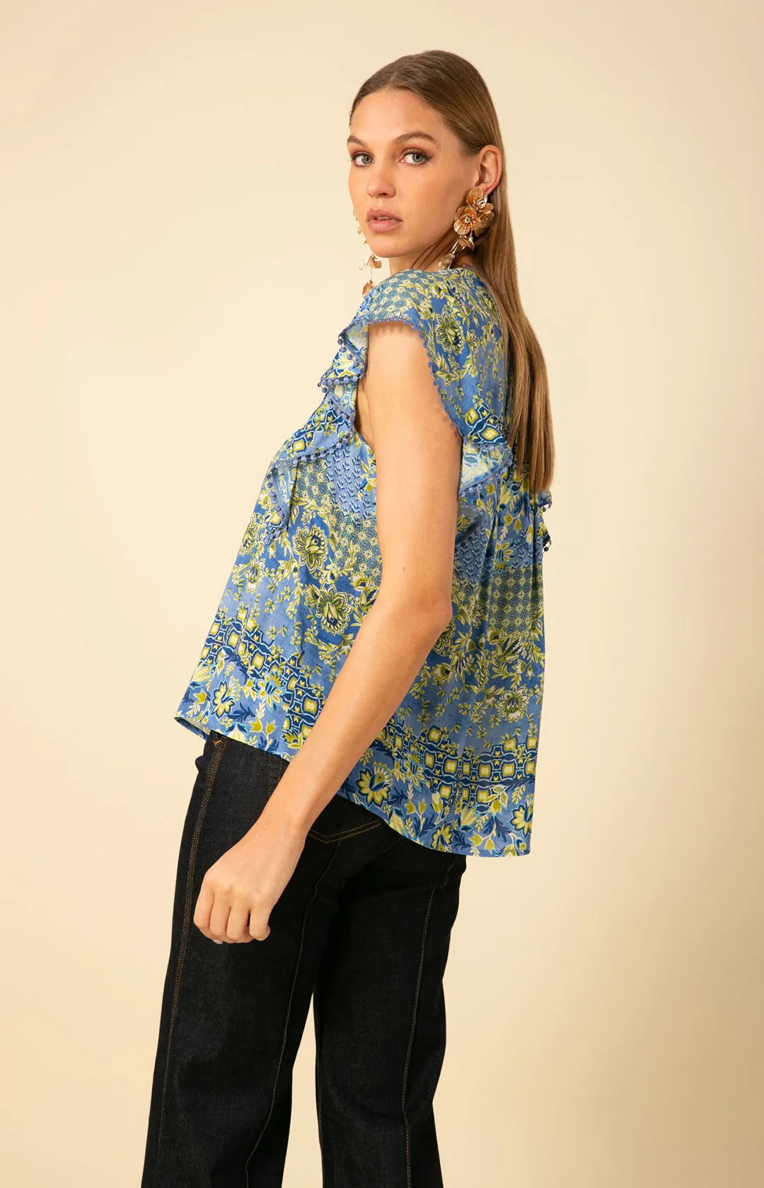 Esme Pintuck Top sold by Hale Bob product image thumbnail 2