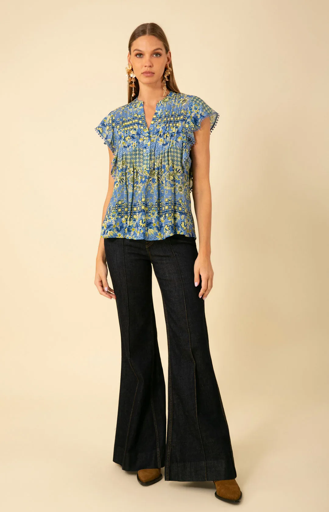 Esme Pintuck Top sold by Hale Bob