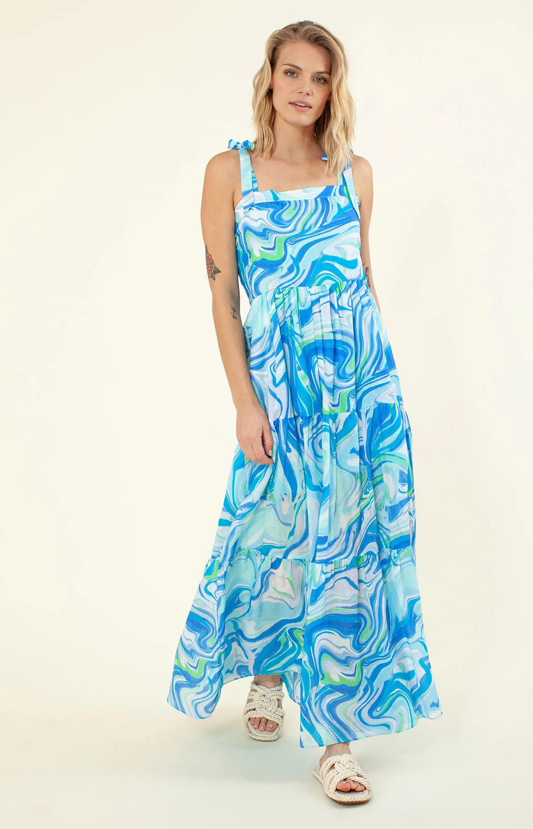 Peri Maxi Dress sold by Hale Bob product image thumbnail 3